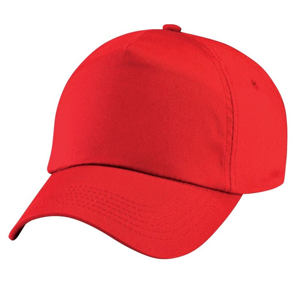 Beechfield Plain Boys /Girls Childrens /Kids Original 5 Panel Baseball Cap /Hat
